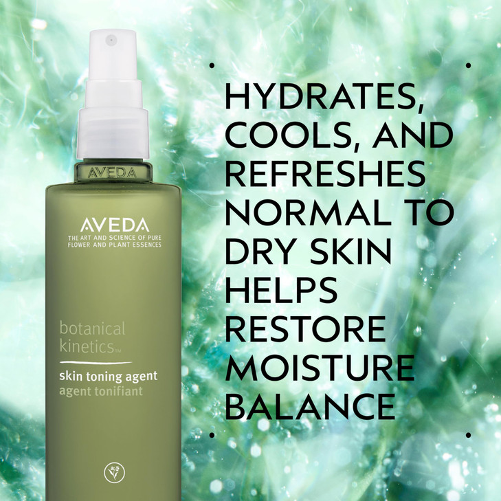 Aveda Botanical Kinetics Skin Toning Agent Hydrating Toner for Normal to Dry Skin with Rosewater 50 Fl Oz