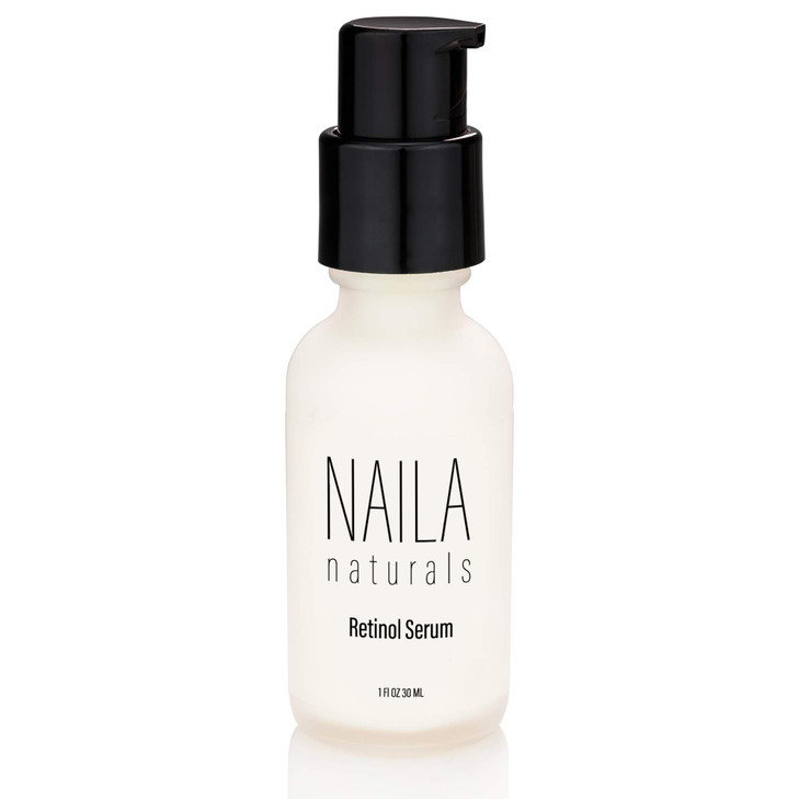 Naila Naturals Retinol Serum Hydrating Anti Aging Face Serum And Retinol Firming Serum ORGANIC ingredients Collagen Reti