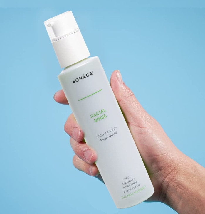 Sonage Soothing Facial Rinse AlcoholFree Toner Calms Redness pH Balancing for Sensitive Skin