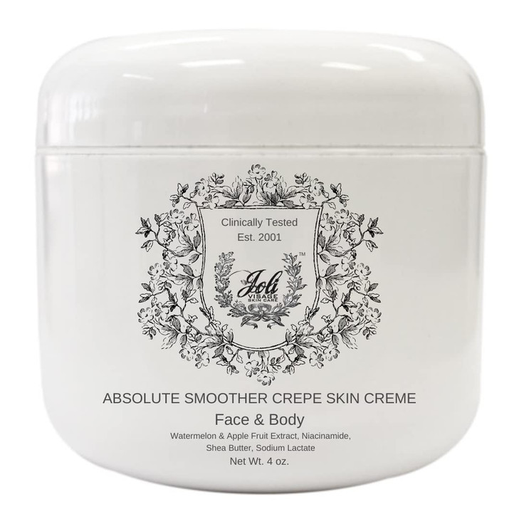 Joli Absolute Smoother Crepe Skin Crme Anti aging cream for Body Moisturizer with Formula of Niacinamide Shea Butter Sod