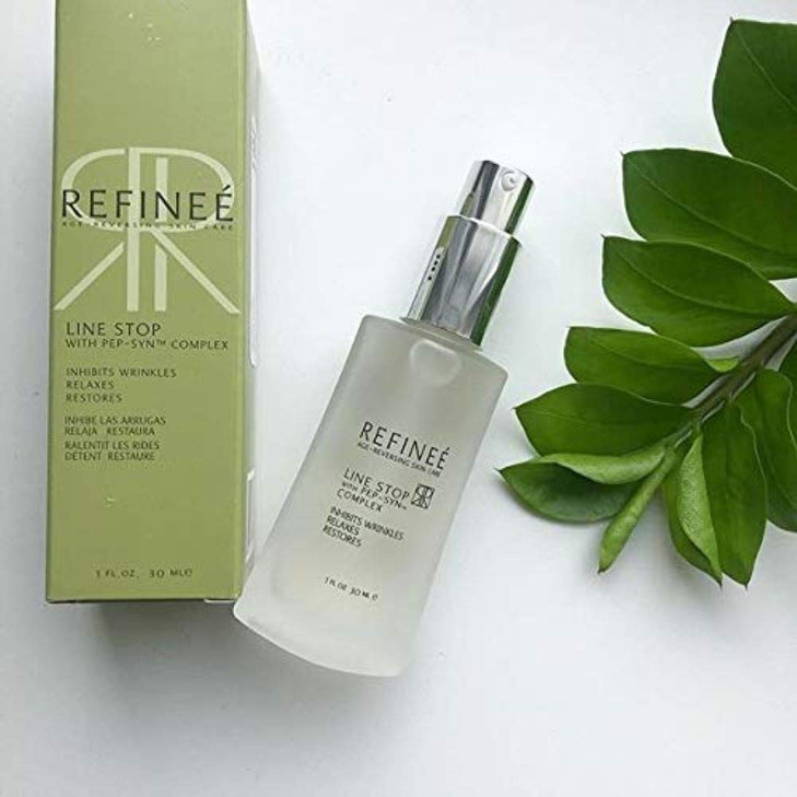 Refinee Skin Care Fine Line Stop Wrinkle Antiaging Treatment 1 Ounce Face Serum