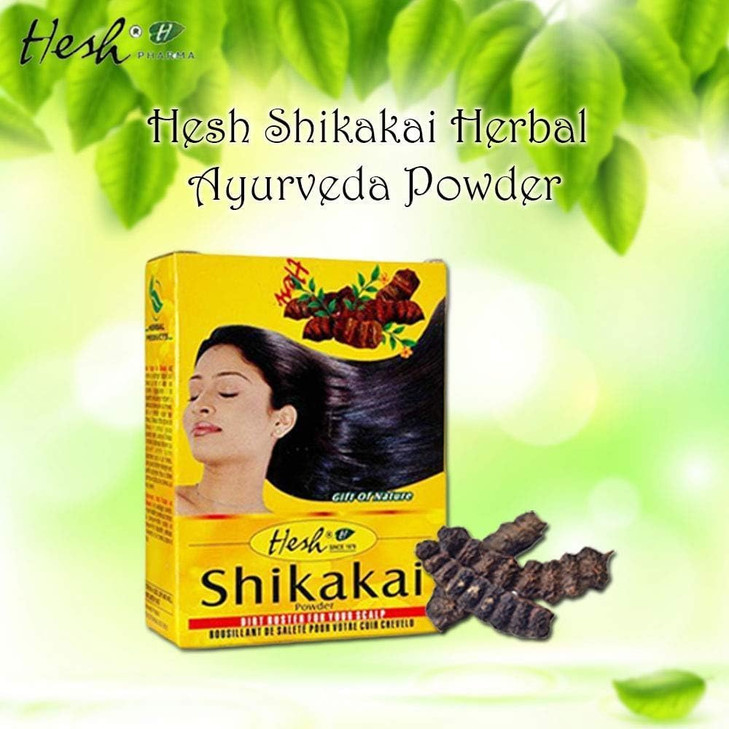 Shikakai Powder 3.5oz (100g) - Hesh Pharma (Pack of 4) online at globaldelivered