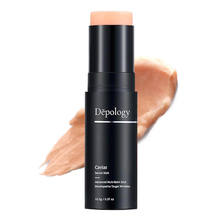 depology Caviar Serum Stick Multi Balm Stick Hydrating for Refined Wrinkle Appearance Luxurious Facial Balm to Hydrate a