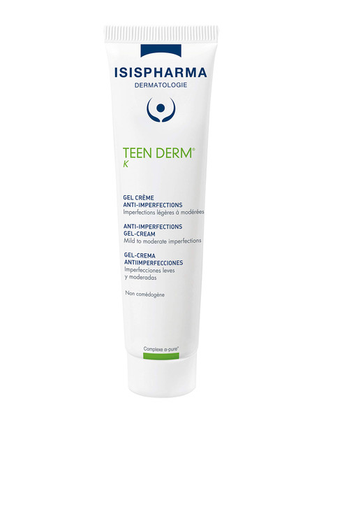 ISIS Pharma TEEN DERM K 30ml Anti Acne Serum for Oily skin with imperfections Seboregulating cream