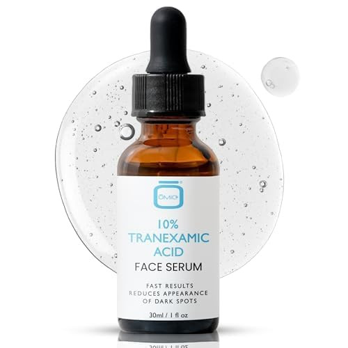OMIC 10 Tranexamic Acid Serum for Face 1 fl oz 30ml Skin Brightening Serum For Brown Spots Even Out Skin Tone with Hyalu