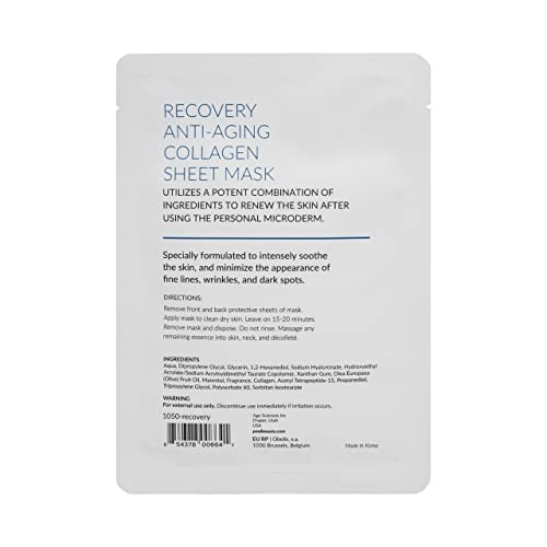 PMD Recovery AntiAging Collagen Sheet Mask 5 ct