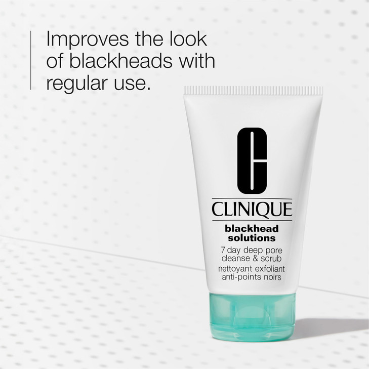 Clinique Blackhead Solutions 7 Day Deep Pore Cleanse Scrub Daily Face Cleanser Facial Scrub With Salicylic Acid Vitamin