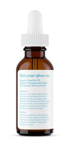 ASUTRA Restore Face Oil 1 fl oz Geranium Rosehip Oil Soften Hydrate Dry Skin Minimize Appearance of Fine Lines and Wrink