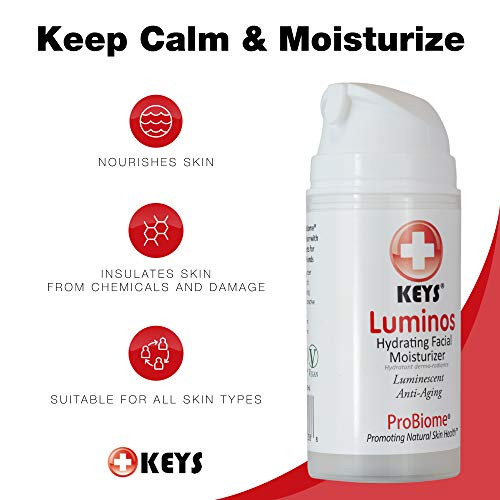 Keys Care Luminos Hydrating Clear Natural Moisturizer Makeup Base For Radiant Skin AntiAging Treats Discoloration For Al