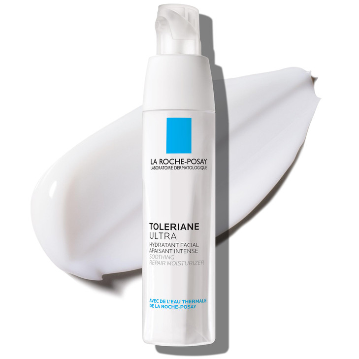 La RochePosay Toleriane Dermallergo Ultra Soothing Repair Face Moisturizer for Sensitive Skin Gentle Moisturizing Face C