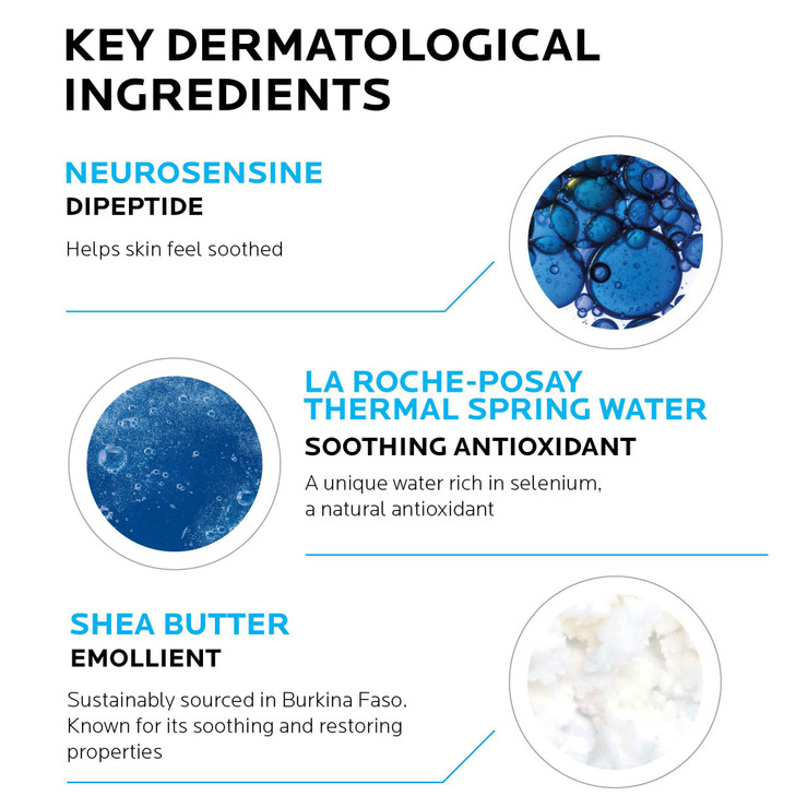 La RochePosay Toleriane Dermallergo Ultra Soothing Repair Face Moisturizer for Sensitive Skin Gentle Moisturizing Face C