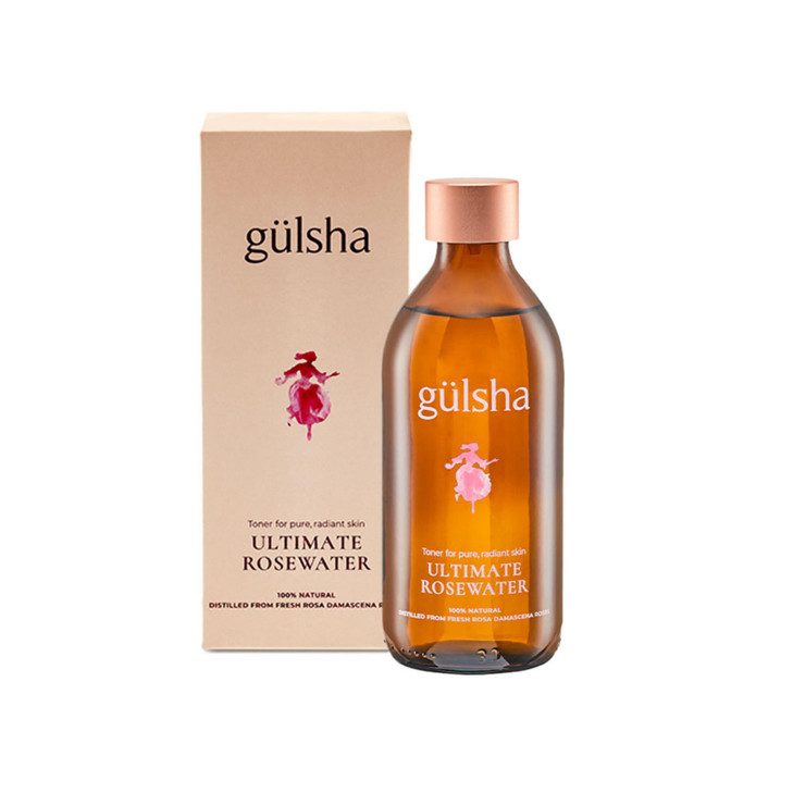 GULSHA ULTIMATE ROSEWATER Natural Rosa Damascena Flower Water Cleanses Nourishes and Tones Skin Restores Radiance to You