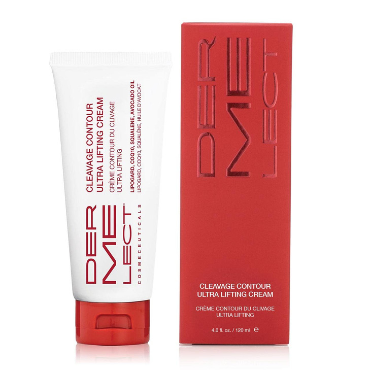 Dermelect Cleavage Contour Ultra Lifting Cream for Dcollet Anti Aging Cream with Squalene Jojoba Avocado Oil CoQ10 Hydra