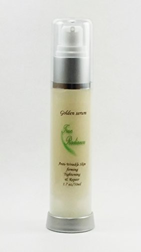 Golden Serum for Skin Tightening Firming and Sagging Prevention Dmae APT Marine Algae Pepha Tight Hyaluronic Acid Vitami