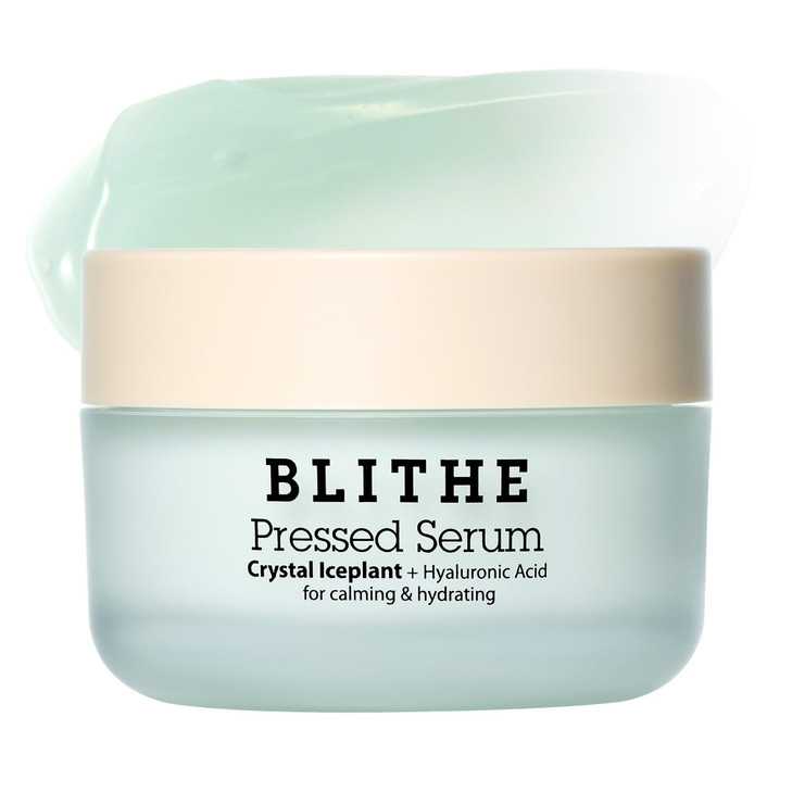 BLITHE Pressed Serum Crystal Iceplant Face Moisturizing Gel Kbeauty Best Skin Cream for Dry Skin Korean Serum for Combin
