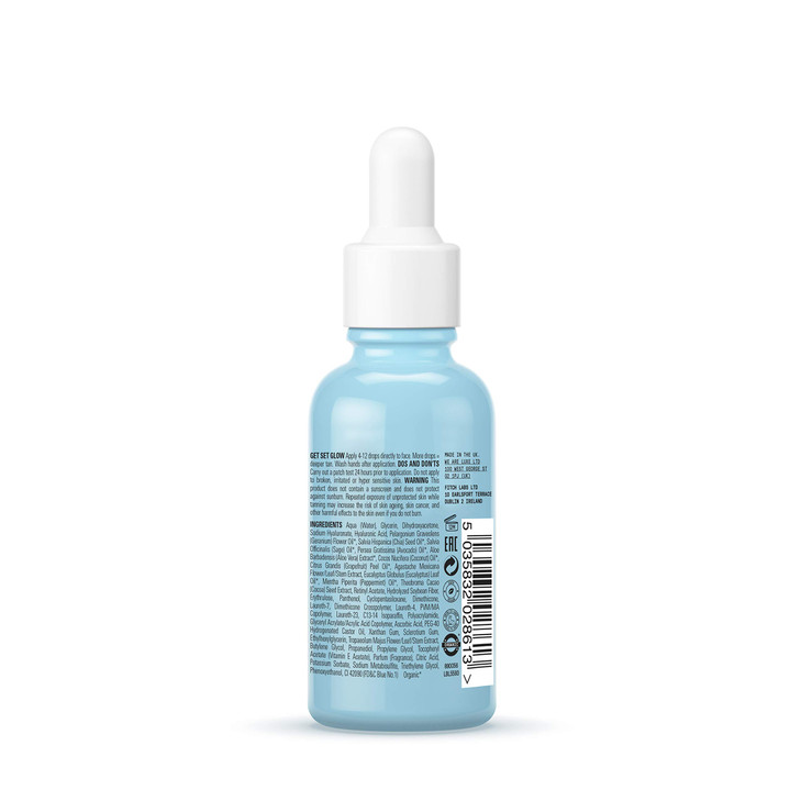 Isle of Paradise Hyglo SelfTan Serum Hyaluronic Acid Face Tanning Formula Hydrating Skincare Ingredients Enhance Radianc