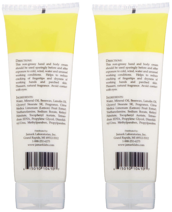 Surgeons Skin Secret Beeswax Moisturizing Cream 8oz Tube 2 Pack Lemon