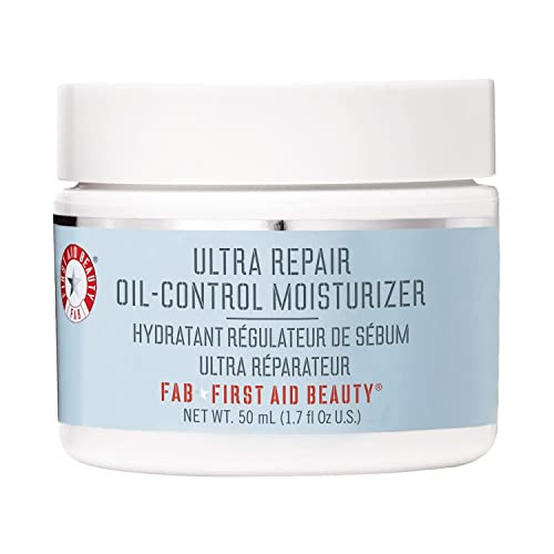 First Aid Beauty Ultra Repair OilControl Moisturizer Weightless Hydrating Mattifying Cream Helps Minimize Pores for All
