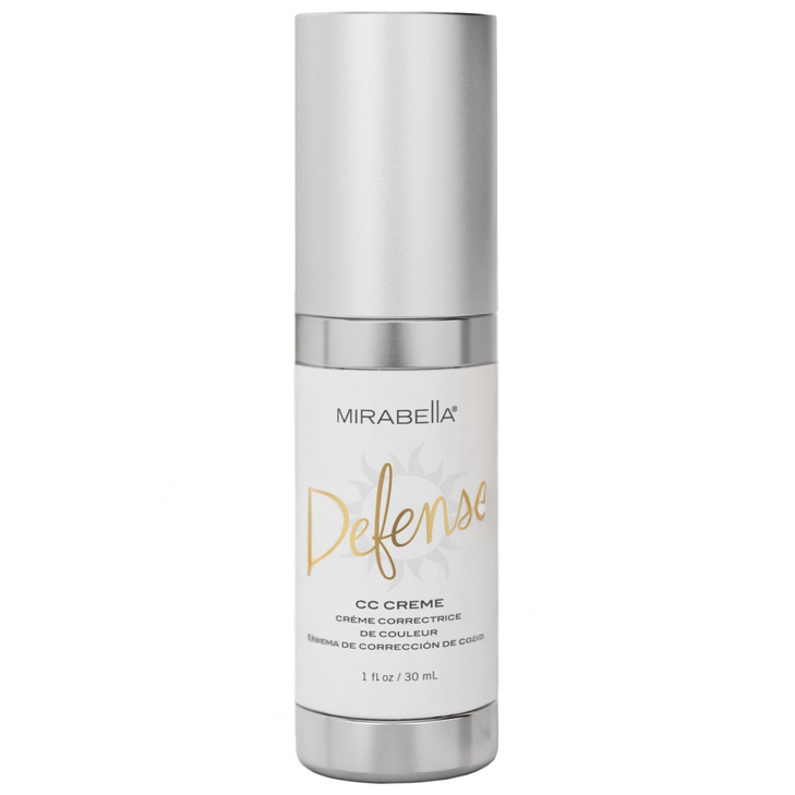 Mirabella Defense CC Creme Full Coverage Foundation with SPF 20 CC Cream Foundation with Sunscreen Hyaluronic Acid Oil C