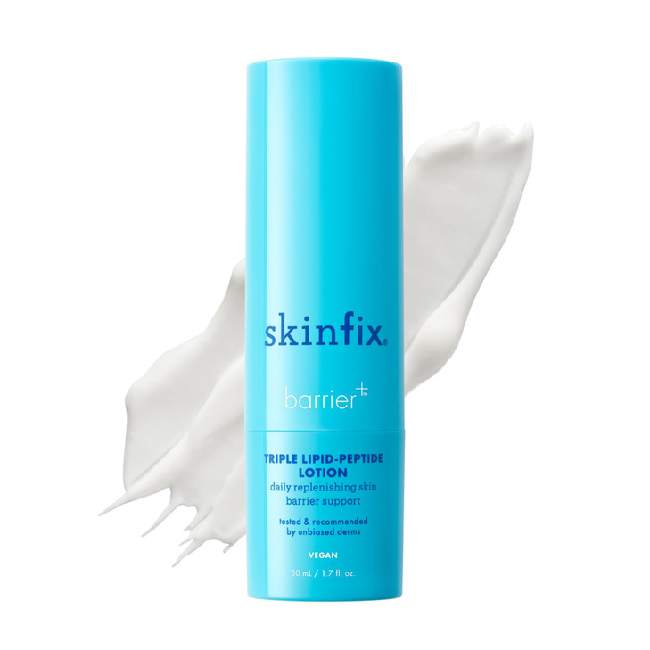 Skinfix Triple LipidPeptide Lotion 17 oz Lightweight Hydrating Face Moisturizer NonComedogenic Fragrance Free Vegan Crue