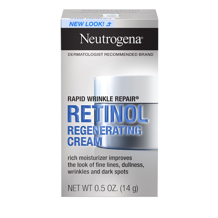 Neutrogena Rapid Wrinkle Repair Retinol Regenerating Cream 05 Oz Mini Pack of 3