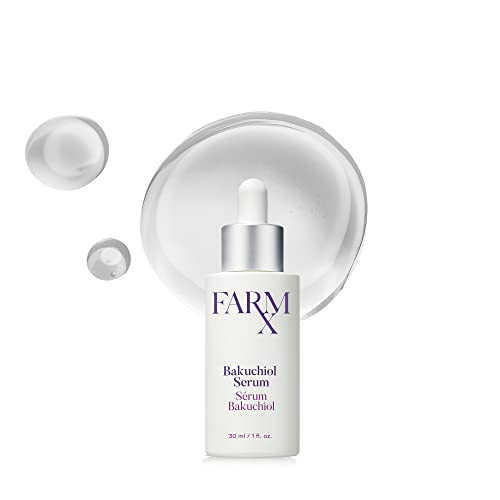 Farm Rx Bakuchiol Serum Anti Aging Vegan Oil Based Serum to Reduce Wrinkles and Fine Lines an Alternative to Retinol 30m