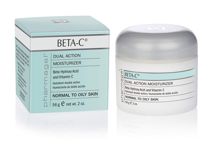 Pharmagel BetaC Dual Action Moisturizer Normal to Oily Skin Brightening and Smoothing Face Moisturizer Pore Minimizer Re