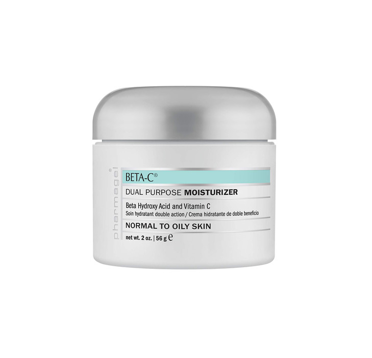 Pharmagel BetaC Dual Action Moisturizer Normal to Oily Skin Brightening and Smoothing Face Moisturizer Pore Minimizer Re