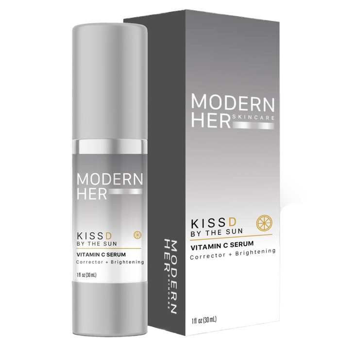 ModernHers KISSD Vitamin C Serum Brightener Anti Aging Serum with Vitamin C Cucumber Extract and Peptides Calms Enhances