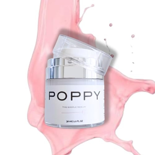 Poppy Vitamin C Serum for Face Women Facial Serum Formulated with Hyaluronic Acid Made with Anti Wrinkle Dark Spot for A