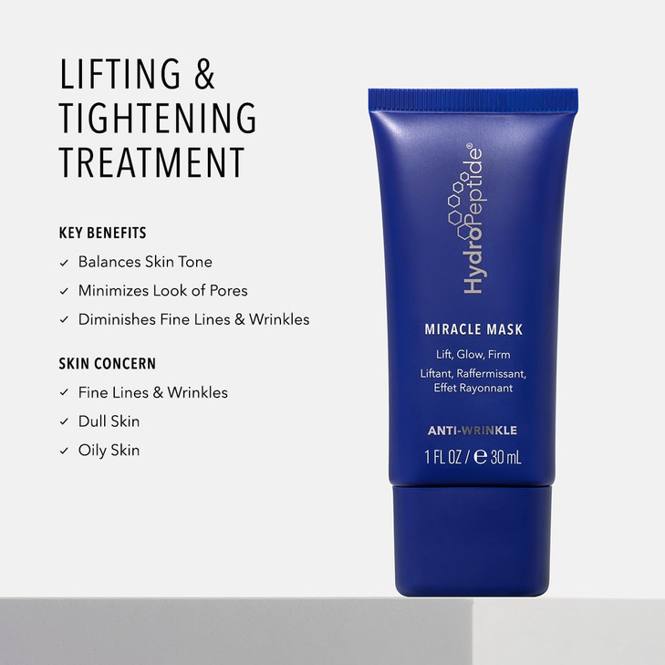 HydroPeptide Miracle Mask Peptide Treatment to Lift Glow Firm 05 Ounce
