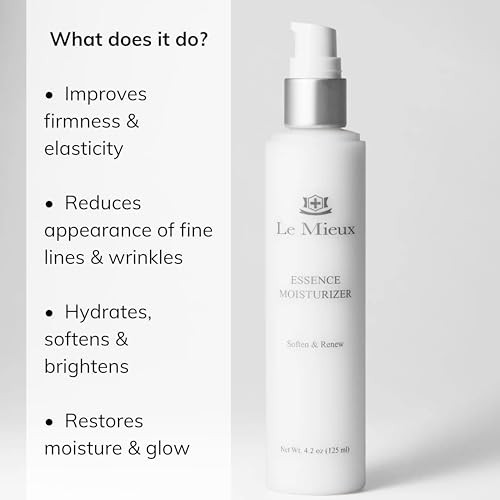 Le Mieux Essence Moisturizer PeptideInfused Facial Anti Aging Emulsion with Marine Collagen Hexapeptide8 Hyaluronic Acid
