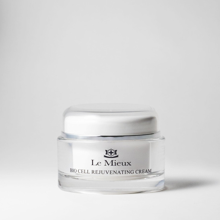 Le Mieux Bio Cell Rejuvenating Cream Triple Peptide Facial Moisturizer with Hyaluronic Acid Squalane Rose Hip Night Day