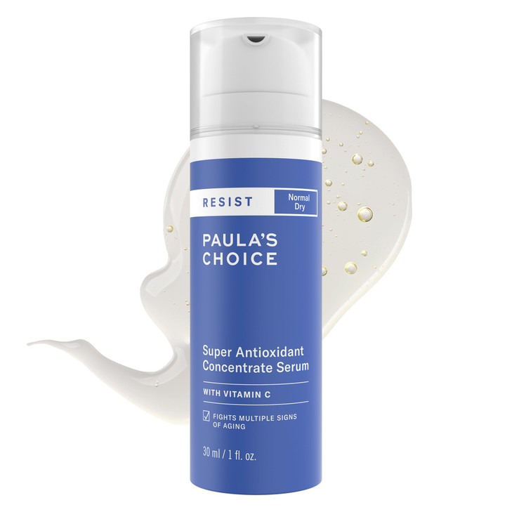 Paulas Choice RESIST Super Antioxidant Vitamin C Serum Face Serum with Ferulic Acid Coenzyme Q10 Vitamin E Peptide AntiA