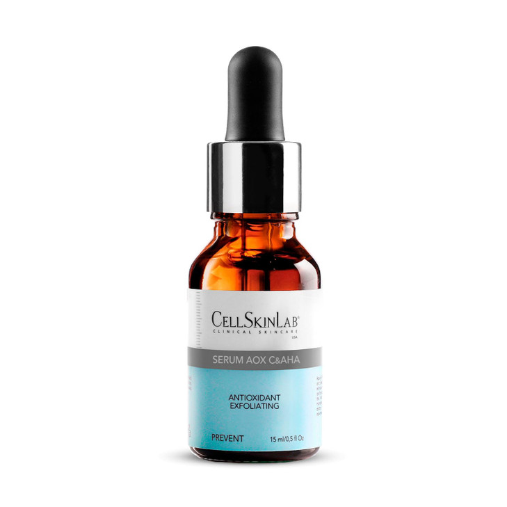 Cellskinlab Vitamin C 15 with AHA Serum Serum AOX CAHA Antiwrinkle Facial Serum for Oily or combination skin Hyaluronic