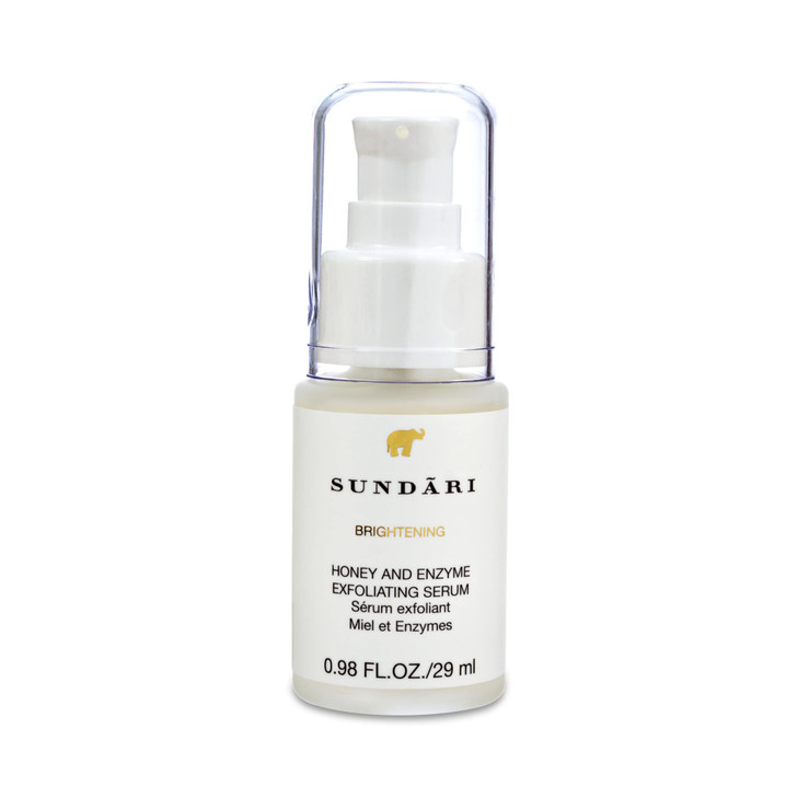 SUNDARI Honey Enzyme Exfoliating Serum 098 fl oz Brighter Skin Fewer Fine Lines and Wrinkles Smoothing Botanicals Enzyme