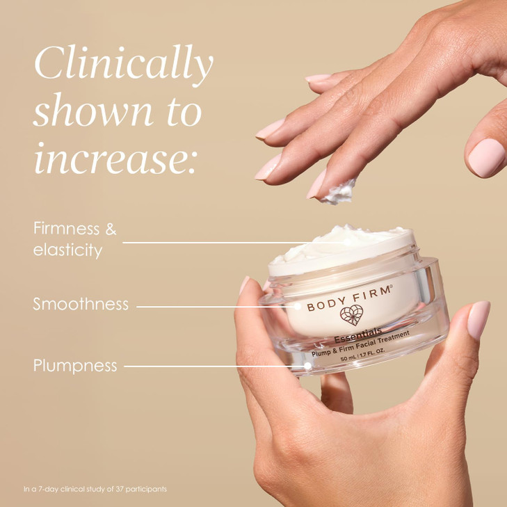 BODY FIRM Crepe Erase Plump Firm Facial Treatment AntiAging Skin Care Hydrating Face Moisturizer Night Cream for Face an