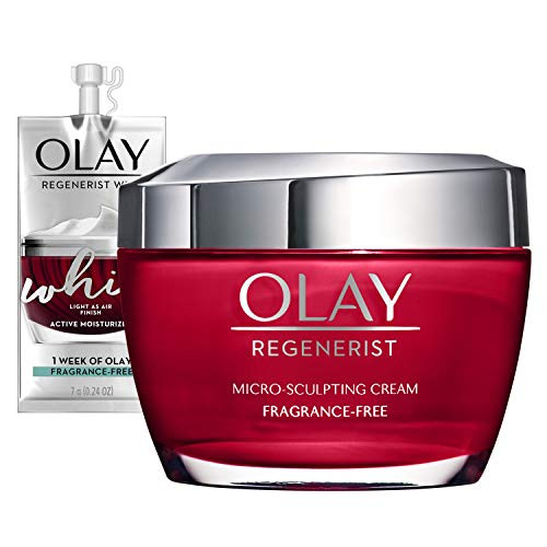 Olay Regenerist MicroSculpting Cream Face Moisturizer 17 oz Whip Face Moisturizer TravelTrial Size Bundle