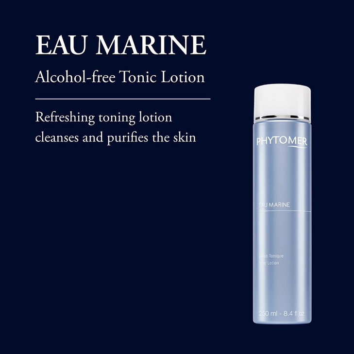 PHYTOMER Eau Marine Facial Tonic Lotion Soothing AntiAging Face Tonic Toner Cleanser MakeupRemover in One Moisturzing Fa