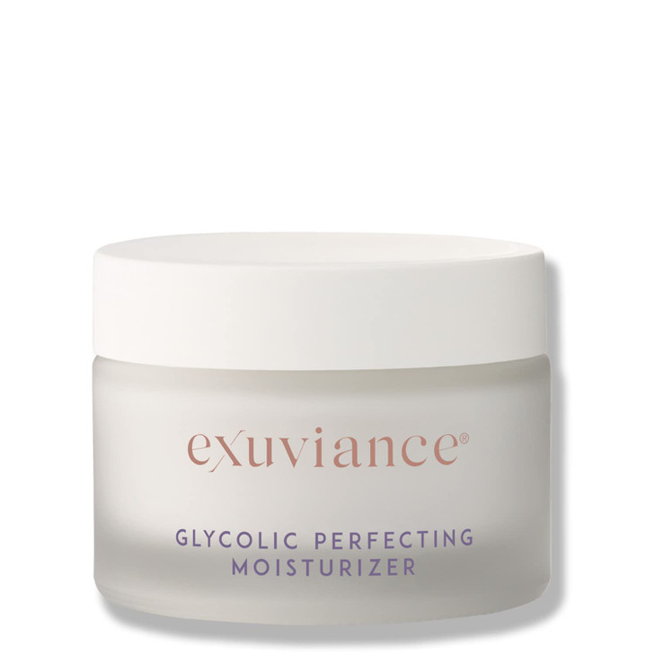 EXUVIANCE Glycolic Perfecting Moisturizer Nighttime Brightening Resurfacing Antiaging Moisturizer NonComedogenic OilFree