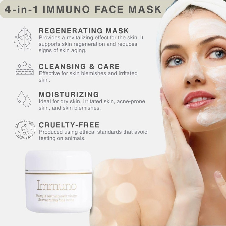 Gernetic IMMUNO Restructuring Face Mask Face Mask Cream for Skin Imperfections and Basal Cell Regeneration Purifying Cre