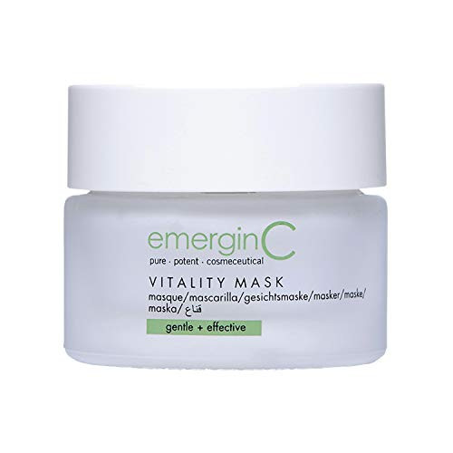 emergin C Vitality Mask Hydrating Soothing Face Mask with Coq10 Shea Butter for Sensitive Dry Skin Types 16 oz 50 ml