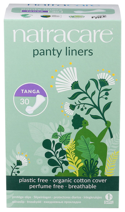 Natracare Natural Panty Liners, Tanga, 30 Count (Pack of 1)