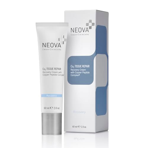 NEOVA SmartSkincare Cu3 Tissue Repair Post Laser Cream 56g 2 Oz Clinical Repair Copper Peptide Cream Improves Accelerate