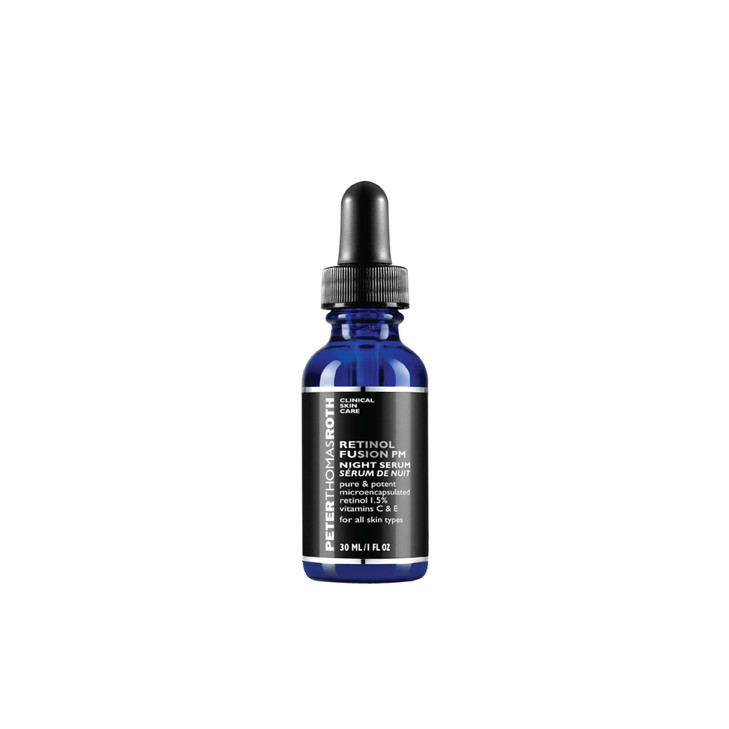 Peter Thomas Roth Retinol Fusion PM Night Serum Hydrating Retinol Facial Serum 15 Microencapsulated Retinol for Fine Lin