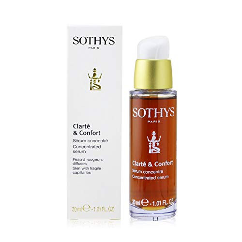 SOTHYS Clarte Confort Concentrated Serum AntiRedness Face Serum for Rosacea Repair WaterBased Formula for Sensitive Skin