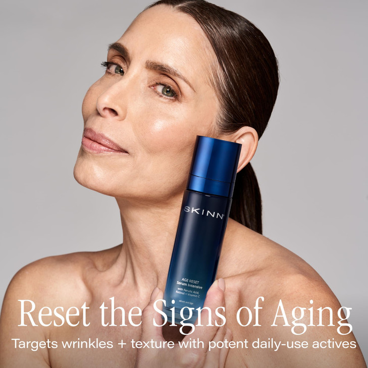 SKINN Deep Wrinkle Facial Serum Intensive Age Reset Anti Wrinkle Repair Skincare for Face Hydrating Plumping Anti Aging