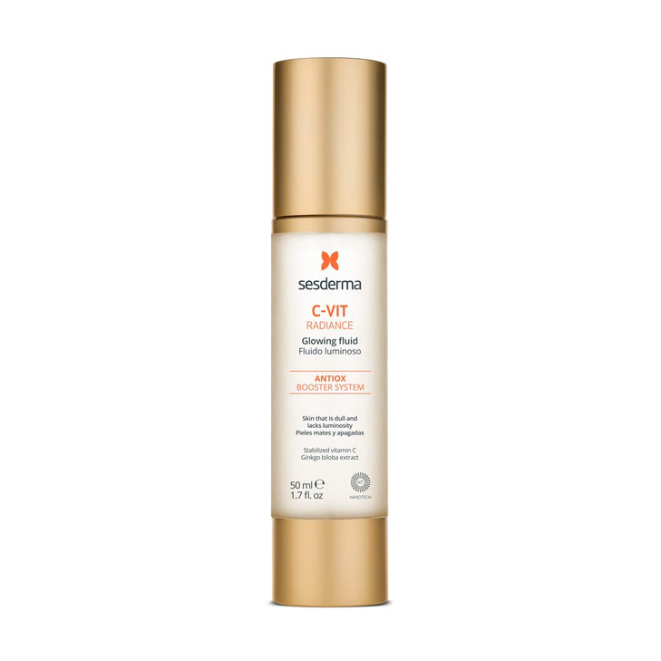 Sesderma CVIT Radiance Glowing Fluid Brighten Dull Skin Combat Fatigue with Antioxidant Properties 50ml