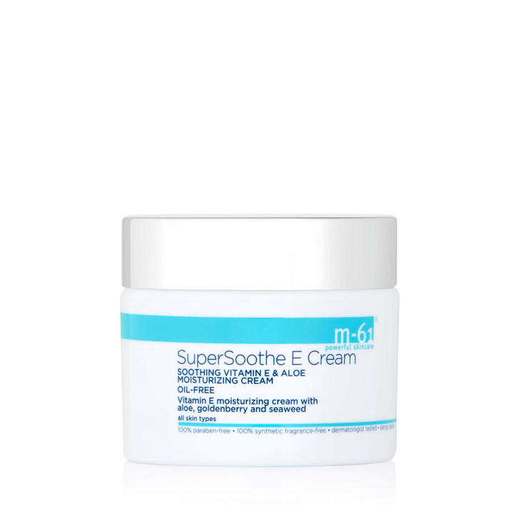 m61 SuperSoothe E Cream OilFree Soothing Face Cream with Peptides Vitamin E Aloe For Dry and Sensitive Skin 17 Fl Oz