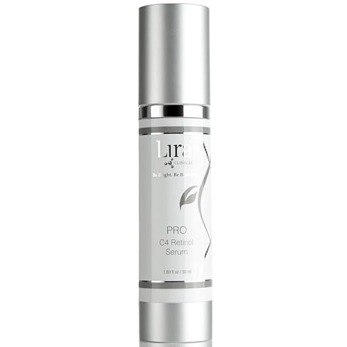Lira Clinical Pro C4 Retinol Serum Anti Aging Face Serum with Plant Stem Cells Vitamin C with Licorice and Olive Extract